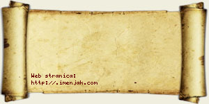 Zorana Bzeničanin vizit kartica